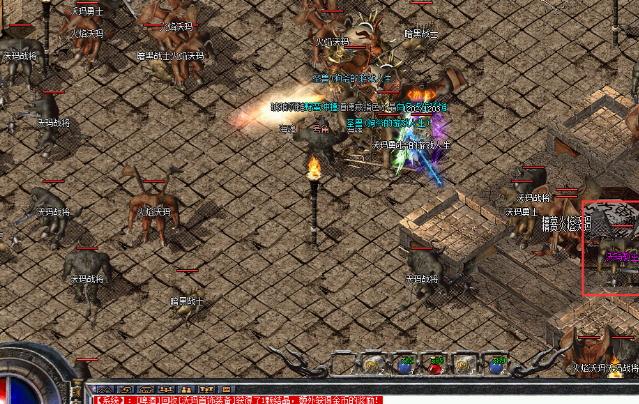 利用骷髅吸引怪物仇视本体远程施毒输出可单人击杀沃玛卫士